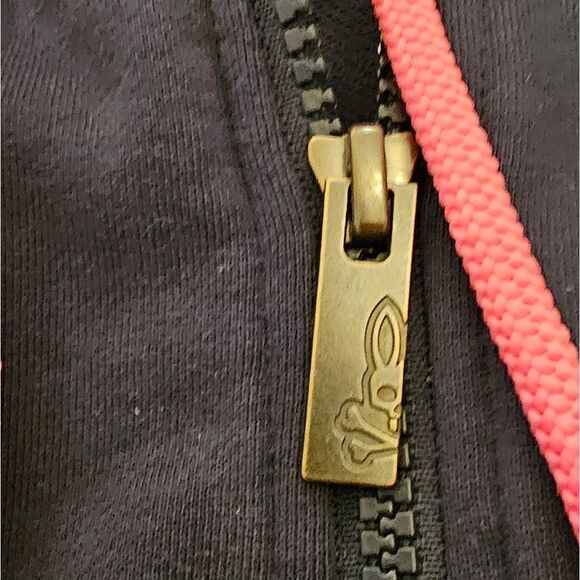 Women's Tracksuit Warmup Full Zip Hoodie Psycho Bunny Big Bunny Pockets NWOT - Picture 6 of 8